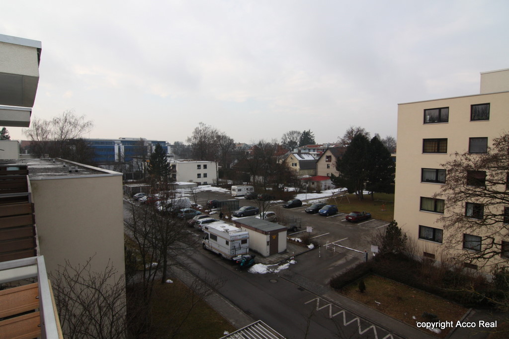 Blick vom Balkon